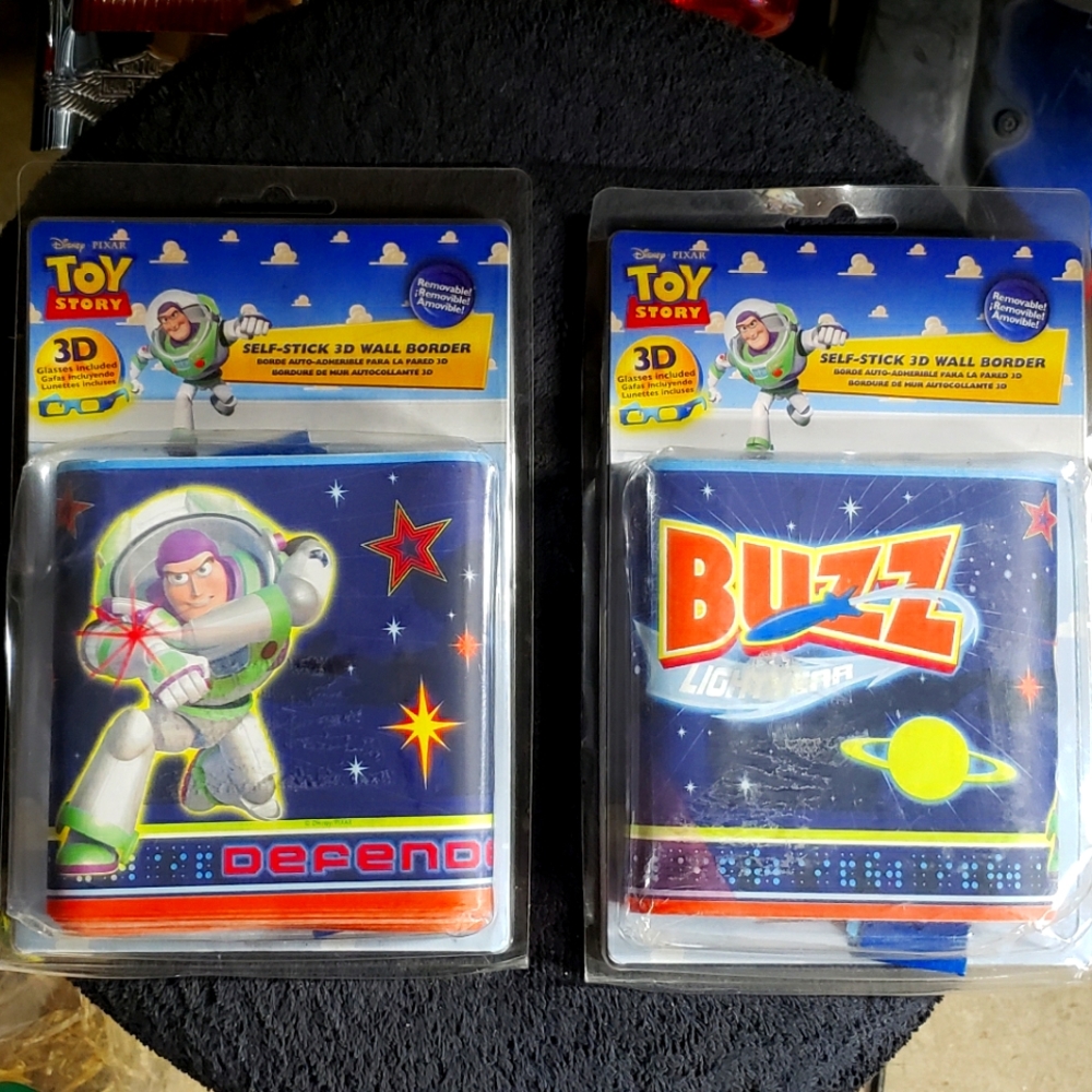 Toy Story Self Stick Wall Boarder 25' X 6½"  2 Packs